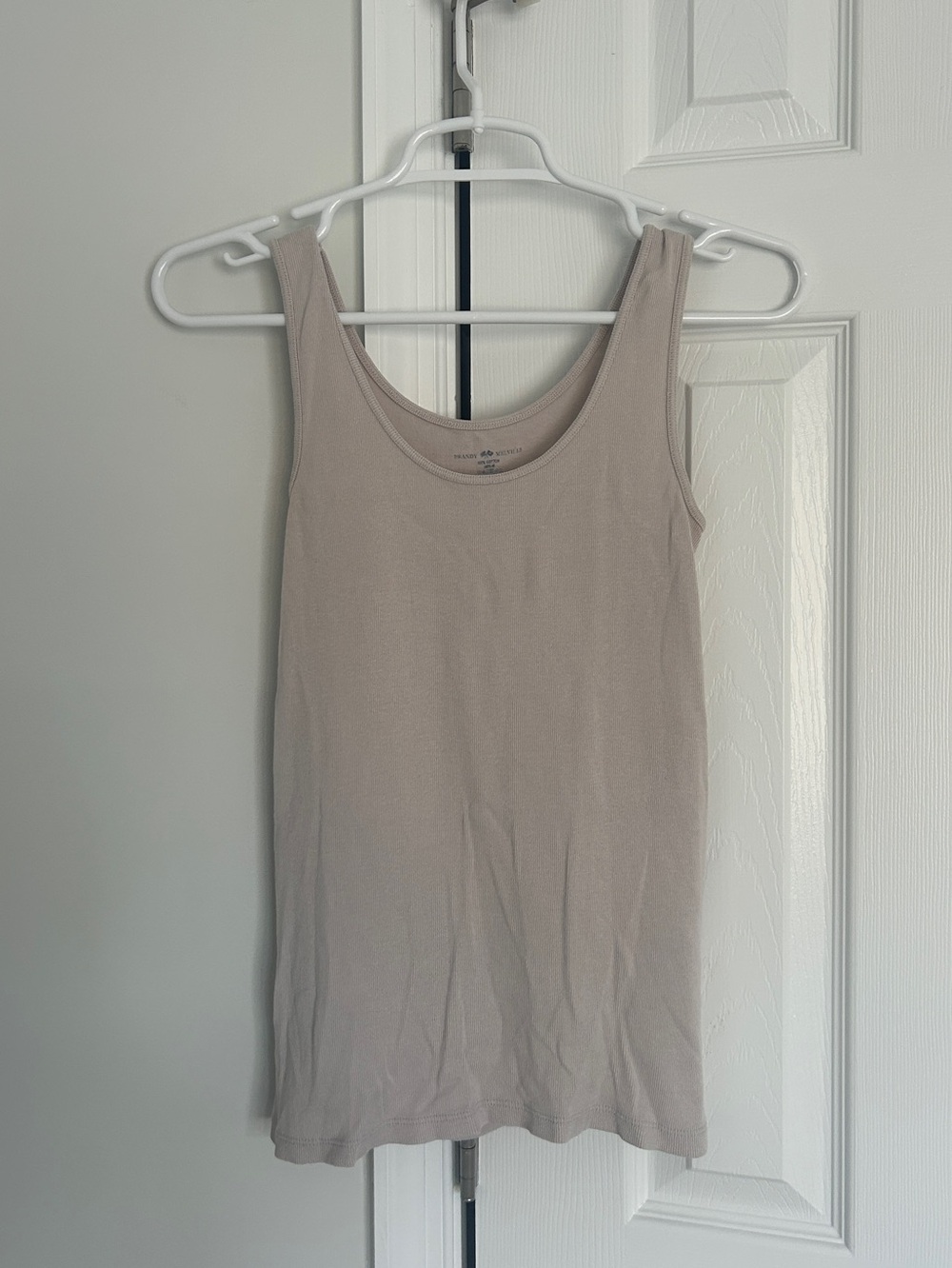 Brandy Melville Neutral Scoop Tank Top - Taupe